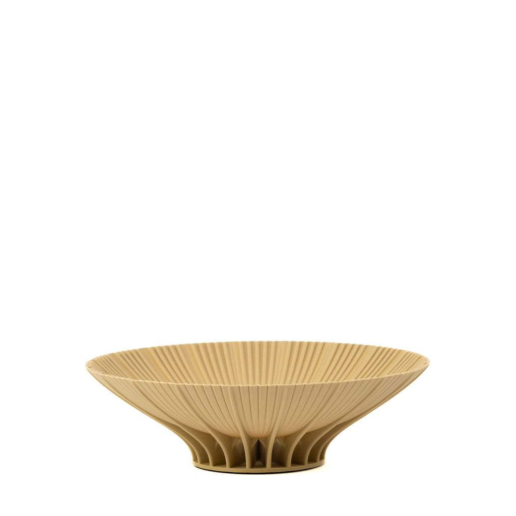 Beige Radiant XI bowl by Cyrc, Décoration intérieure durable